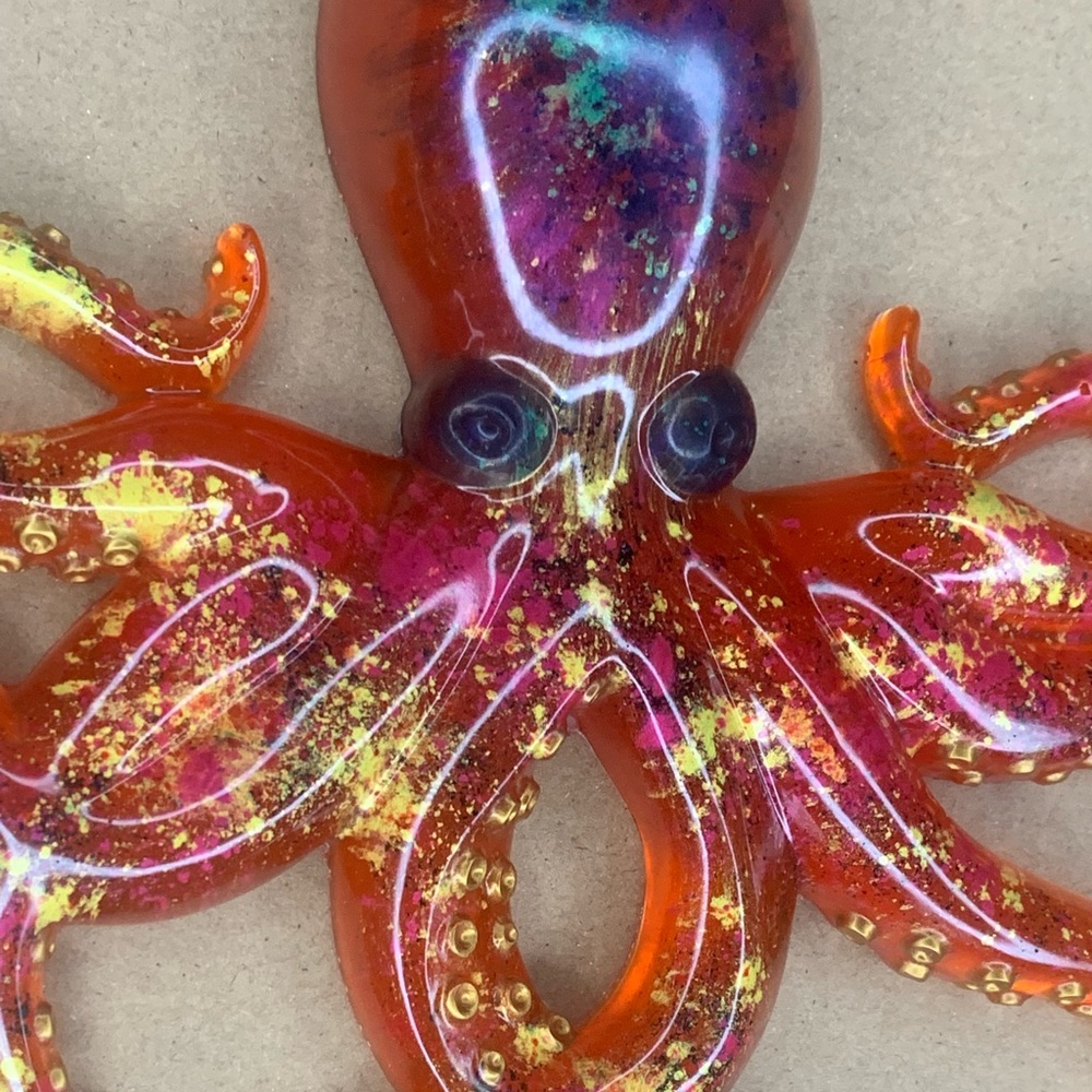 Large custom octopus wall decor.